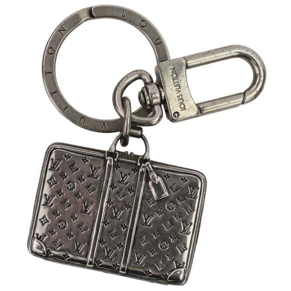 LOUIS VUITTON Accessories - LOUIS VUITTON The Sirius Travel Monogram Bag Charm Key Ring M62717 Silver Col...